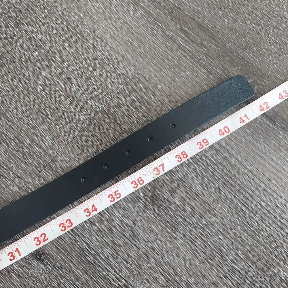 H&M Black Leather Belt Medium